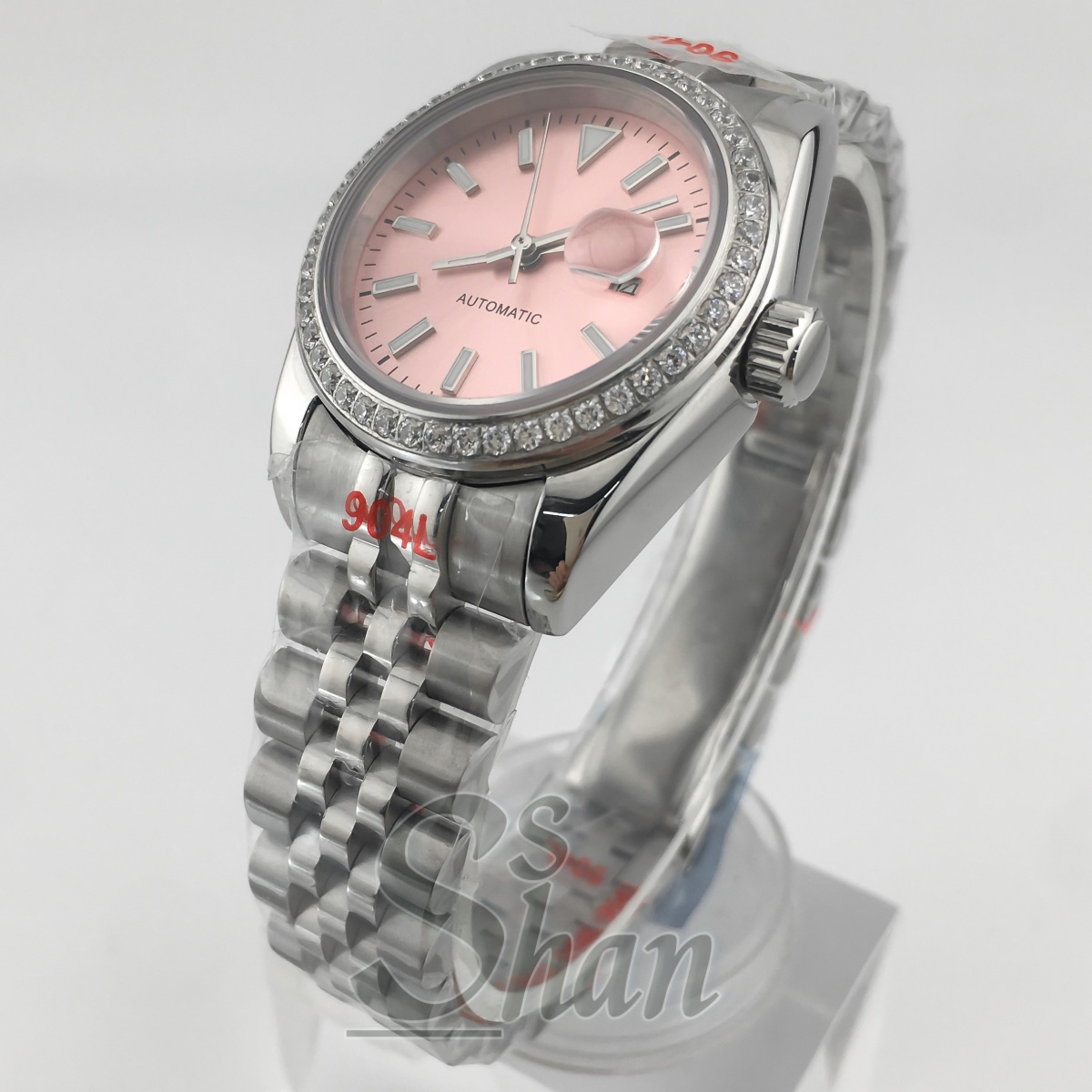 Stainless Bracelet Diver - Zegarek damski NH05 31mm, luksusowy, automatyczny,