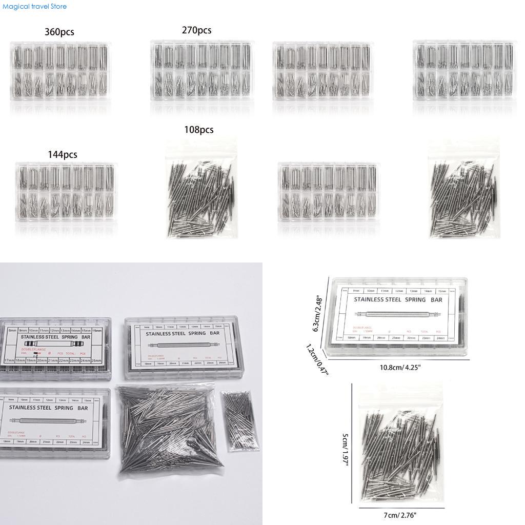 Spring Bar Tool Set - Pasek do zegarka ze stali nierdzewnej