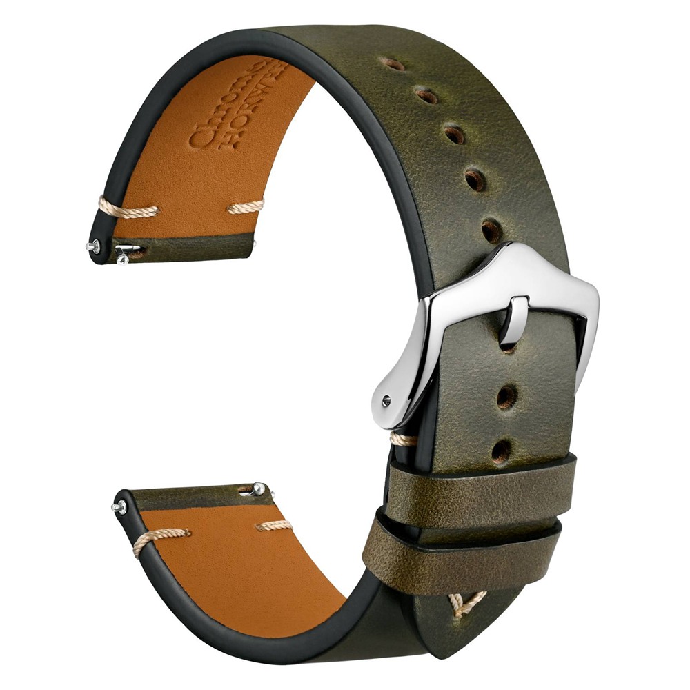 Leather Strap Quick Release - WOCCI olejowoskowe skórzane paski do zegarków
