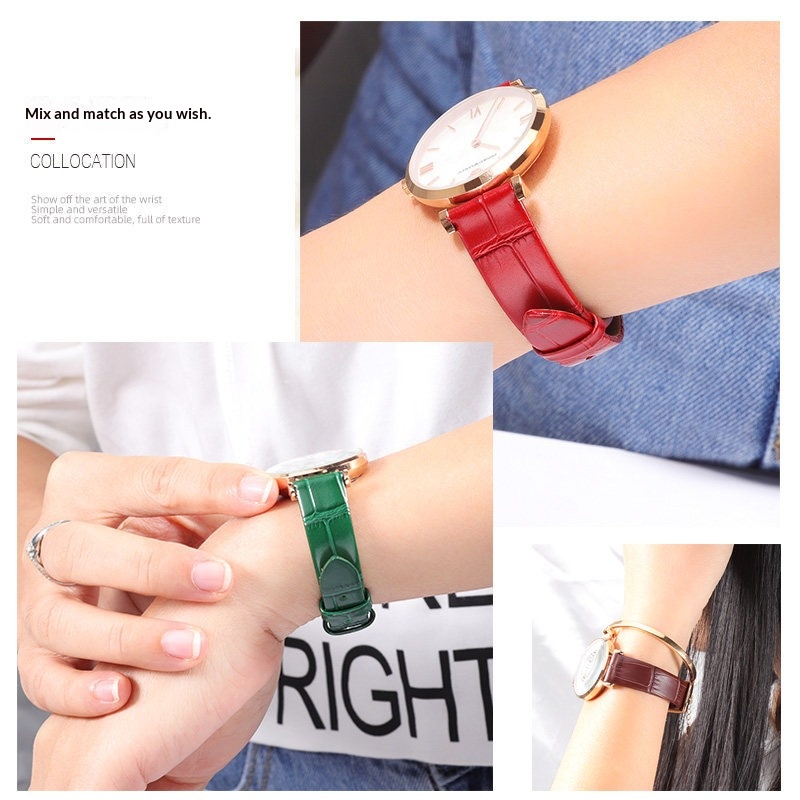 Pasek do zegarka z prawdziwej  – Leather Strap Quick Release recenzja i cena