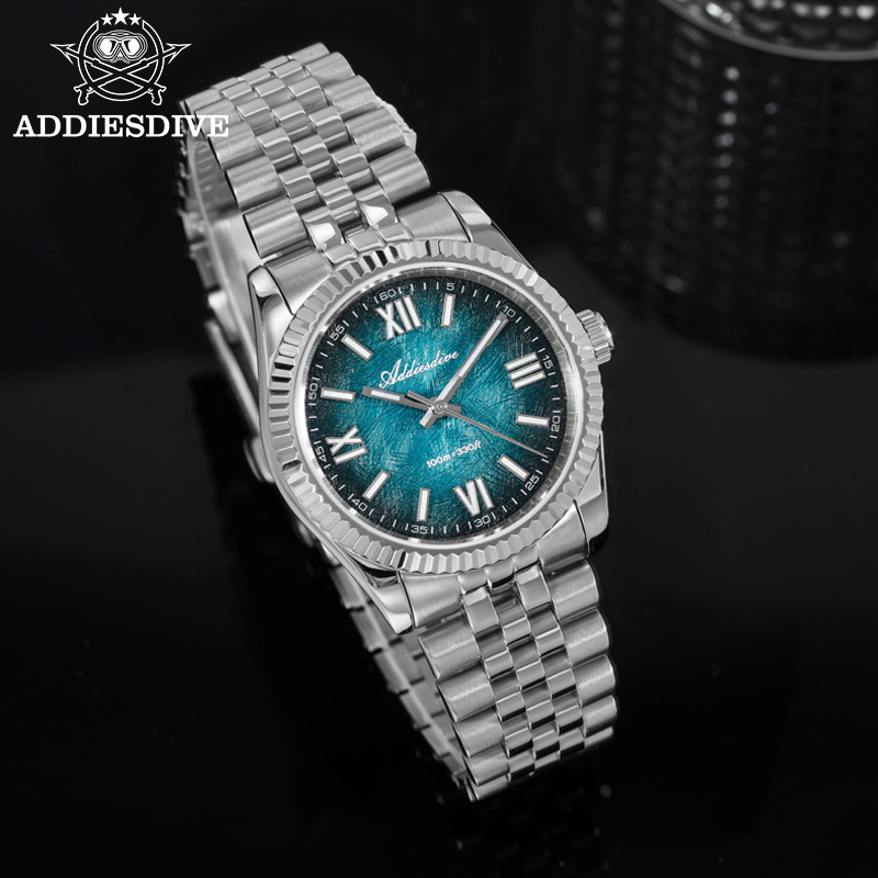 ADDIESDIVE Elegancki zegarek d – Stainless Bracelet Diver recenzja i cena