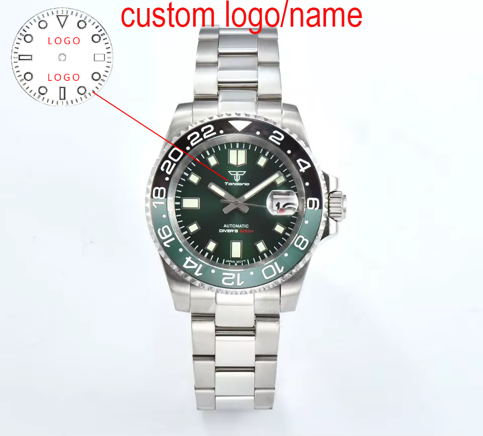 Męski zegarek nurkowy 40 mm, z – Stainless Bracelet Diver recenzja i cena